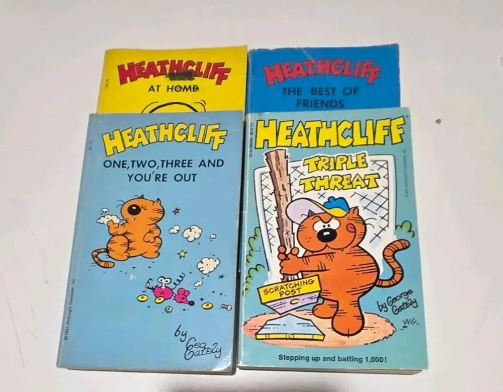 Lot of 4 Heathcliff By George Gately 1st Ed.s Paperback Books Vintage 80s